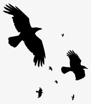 Crow Svg Flying - Crow Silhouette #1647792