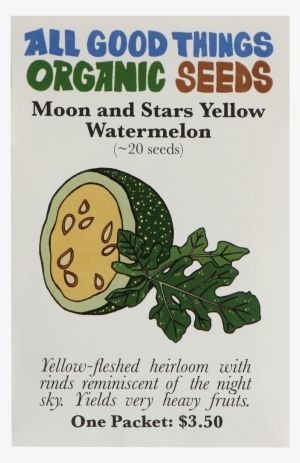 Yellow Moon And Stars Watermelon #1648037