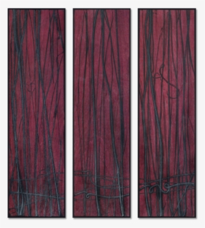 60 Burnt Panel Triptych No #1648161