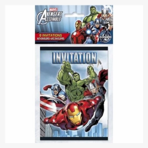 Ended - Marvel's Avengers Invitations [8 Per Package] #1648503
