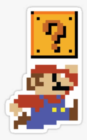 Mario Sticker - Super Mario Bros Nes Sprite #1648758