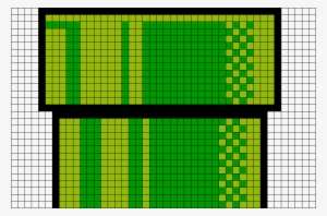 Pixel Warp Pipe From Super Mario - Piranha Plant Super Mario Bros #1649242