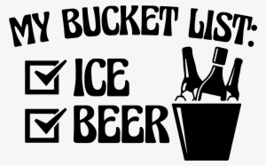 Jpg Black And White Stock June Lists Variety Radiothon - Bucket List Beer Ice #1649380