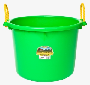 Buckets Fehrway Feeds Livestock - Miller Mfg Muck Tub 70 Quart Black #1649685