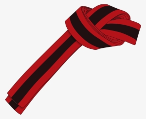 Ichf Red Black Belt 2nd Gup Large - Red Black Belt #1649710
