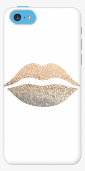 Gatsby Gold Lips Case For Iphone 5c #1650004
