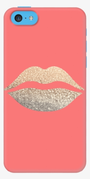 Gatsby Gold Lips Coral Case For Iphone 5c - Society6 Teal Glitter Rug - 4' X 6' #1650134