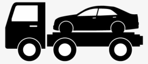Tow Truck Silhouette At Getdrawings - Flatbed Tow Truck Icon #1651594