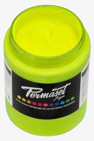 300ml Permaset Glow Yellow V2 Web - Permaset Aqua Screen Ink #1651613