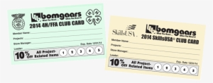 Bomgaars 4h/ffa And Skillsusa Club Cards Banner - Bomgaars #1652501