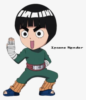 Reference Rockleetoonpng - Black And White Sticker Naruto #1653239