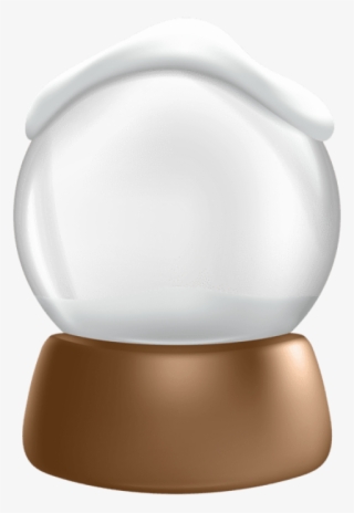 Empty Snow Globe Brown Png Clip Ar - Snow #1653258