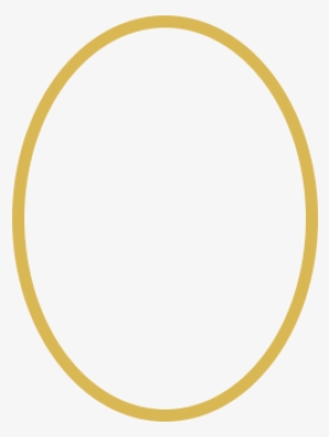 Hi There Start Over Here - Oval Gold Frame Transparent Background #1653522