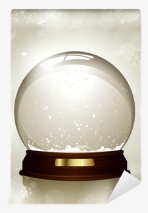 Empty Snowglobe Against A Bright Defocused Background - Sphere #1653523