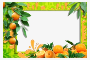 กรอบ รูป รูป ส้ม #1653575