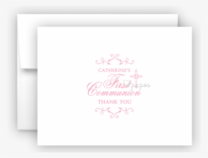 First Communion Thank You Cards Note Card Stationery - Stationery #1653767