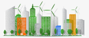 Vector Landscape Urban - Eco City #1653927