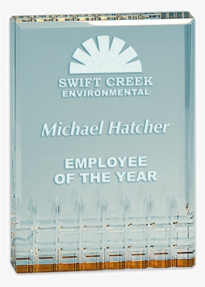 Sample Engraving Of Gold Mirage Acrylic Award - Gold #1654139