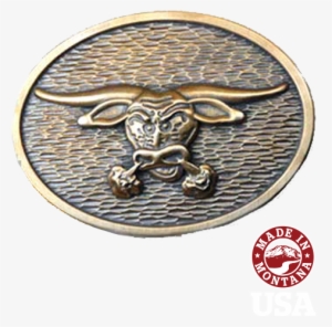 Red Oxx Bronze Belt Buckle Helps Hold Up Your Chaps - Buckle #1654209