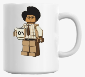 An Office Worker Figure Mug - Am A Giddy Goat! Canvas Print - Small By Powerpig #1654399