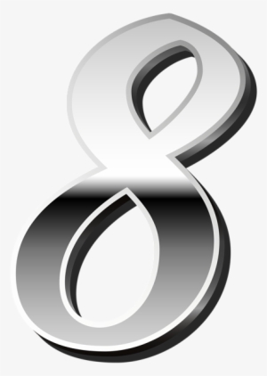 0, - Silver Numbers Png #1654446