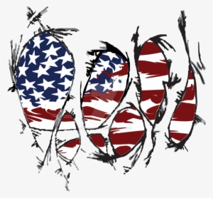 Shirt American Flag By - Ripped American Flag Drawing #1655145