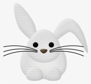White Rabbit - Rabbit In Winter Clipart #1655181