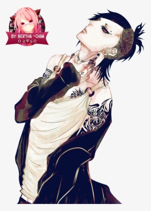 Uta Tokyo Ghoul Render By Bertha-chan On Deviantart - Uta Tokyo Ghoul Fan Art #1655359