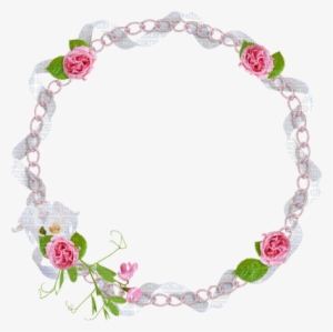 Round Frame Clipart Png Flower Circle Frame Png - Floral Oval Frames Transparent #1655399