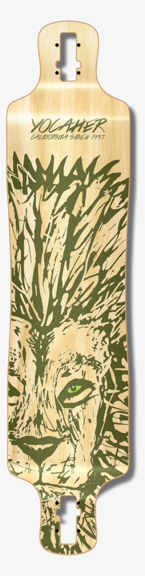 Yocaher Spirit Lion Longboard Complete Skateboard Cruiser #1655689