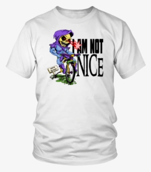 I Am Not Nice Skeletor Shirt M/f Several Colors Myaah - Didn't Mean To Offend You, #1656289