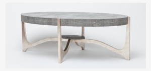 Dexter Coffee Table Cool Gray Shagreen From Belleandjune - Coffee Table #1656381