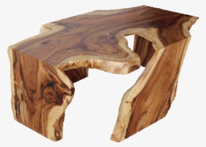 Acacia Coffee Table With Four Legs - Coffee Table Acacia Block #1656495