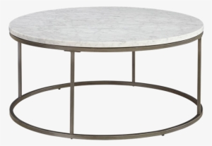 Casana 836 075, Mbw 075 Alana Round White Marble Top - White Marble Top Coffee Table #1656498