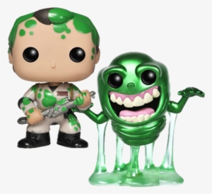 Peter Venkman & Slimer (metallic) - Slimer Pop Vinyl #1656632