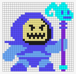 Skeletor Perler Bead Pattern / Bead Sprite - Heman Perler Bead Patterns #1656824