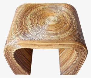 Vintage Gabriella Crespi Inspired Rattan Table On Chairish - Plywood #1656951