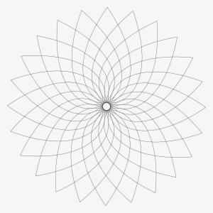 This Free Icons Png Design Of Abstract Flower Line #1657231