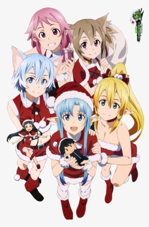 Im Already Sining Christmas Carols In Choir, And Its - Sword Art Online Girls #1657700