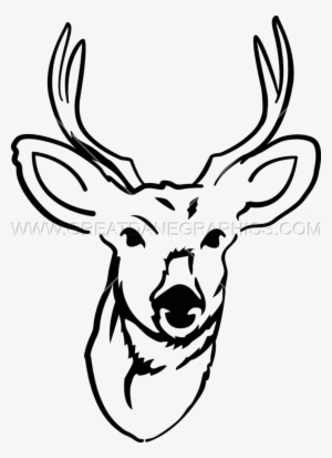 Deer Drawing Line Art Clip Art - Clip Art #1658448