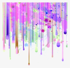 Ftestickers Watercolor Paint Border Splattereffect - Color Me Happy Coloring Book: Stress Relieving Patterns #1659074