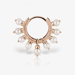 1/4" Pearl Coronet Ring Image - Earring #1659078