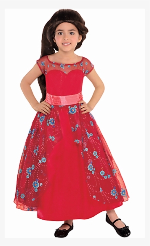 Girls Elena Of Avalor Ball Gown Costume - Elena Of Avalor Costume #1659554