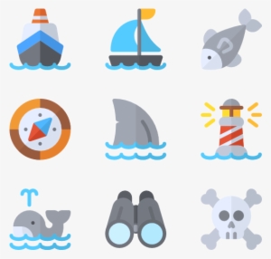 Nautical & Sailor - Marine Icon Png #1659810