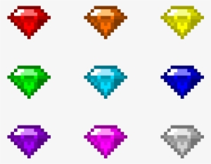 Chaos Emeralds - All 9 Chaos Emeralds #1660088