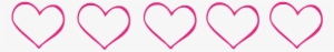 Line Of Hearts - Hearts In A Line Png #1660393