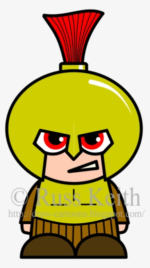 Warrior Cartoon Drawings - Warrior Drawing Cartoon #1660648