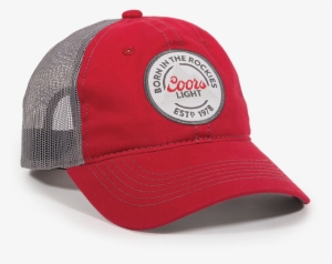 Coors Light Red/dark Grey Snapback Hat - Koolatron Coors Light 13l Ice Bucket #1660955