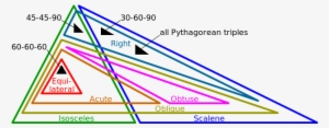 Position Of Some Special Triangles In An Euler Diagram - انواع المثلثات #1660977