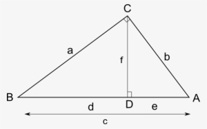 Altitude Cd Or F - Right Triangle #1661194
